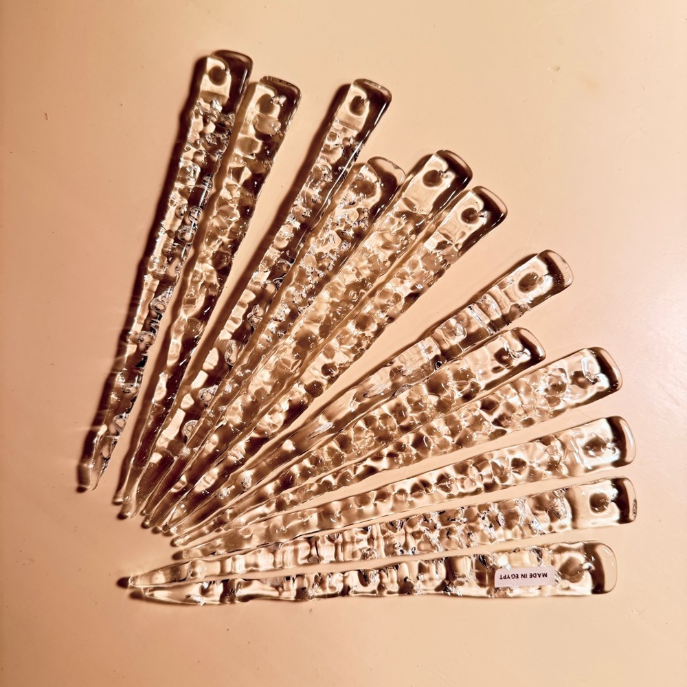 Egyptian Glass Icicles